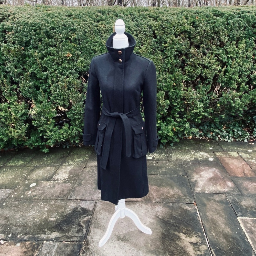 SUNNER**Warm Chic Long Wool Coat**XS $895 - Picture 3 of 8